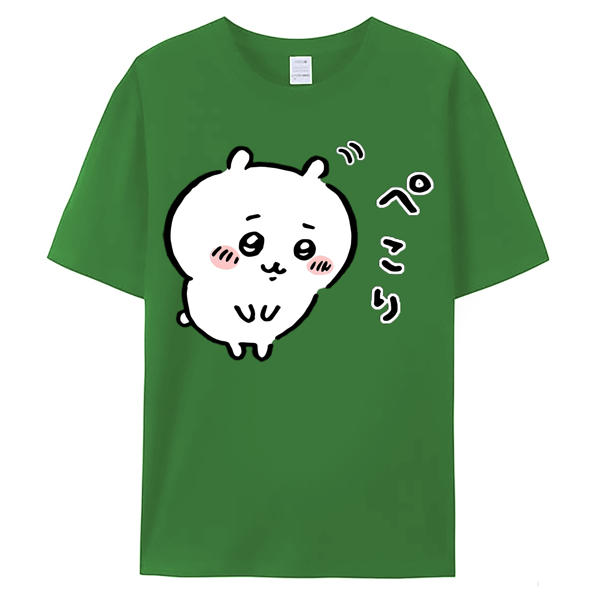 （画像用） ちいかわ ちいかわ Chii-kawa chiikawa レディースカジュアルプリントTシャツ（綿100％）